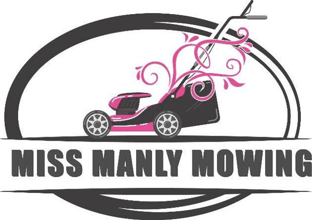 Miss Manly Mowing logo